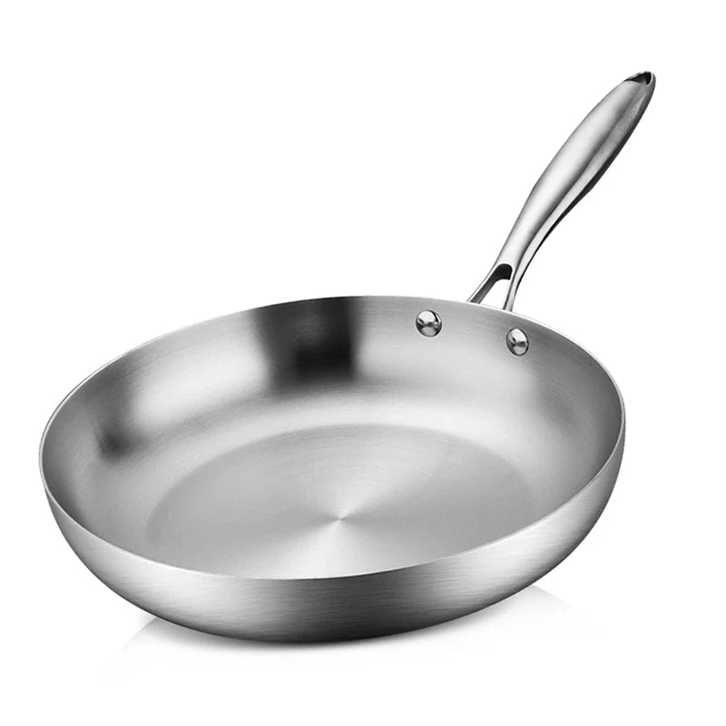 Poêle inox pour plat signature -