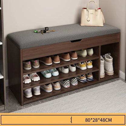 Meuble à chaussure banc avec possibilité de s'assoir - 3 levels-80-D