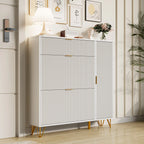 Meuble à chaussure moderne en bois blanc -