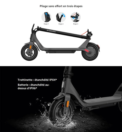 Trottinette électrique Xiaomi Scooter 4 Lite confortable de vitesse 25 km/h max