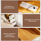 Mini table de chevet compacte - 1Pc -