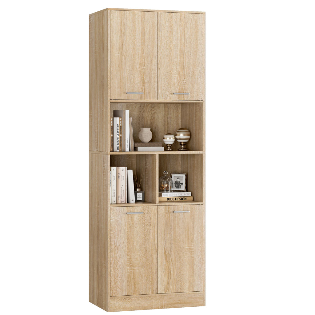 Meuble de rangement pour chambre adulte ou salon 180.5x60x40cm - Chêne Meuble de rangement
