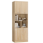 Meuble de rangement pour chambre adulte ou salon 180.5x60x40cm - Chêne Meuble de rangement