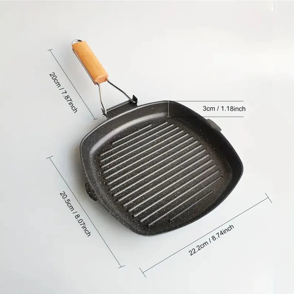 Poêle en fonte émaillée pour induction -