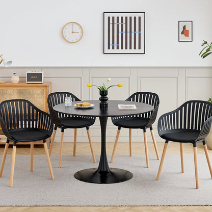 Chaise salle à manger plastique originale 4 ensembles -