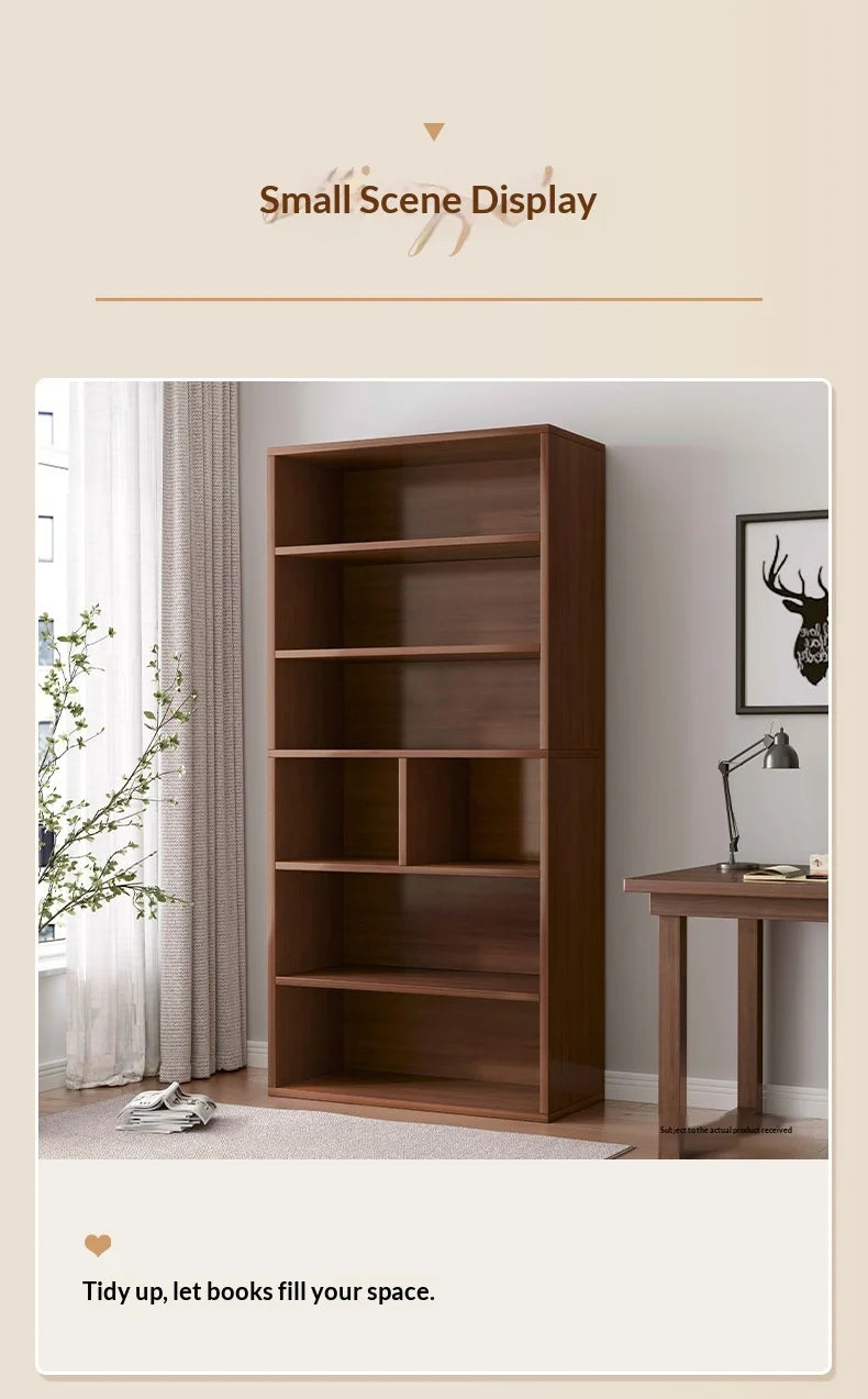 Meuble de rangement en bois multi niveaux -