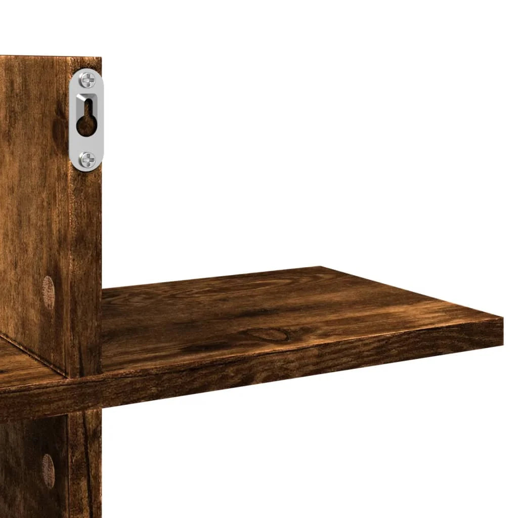 étagère murale fixation invisible 124.5x18x60.5 cm -