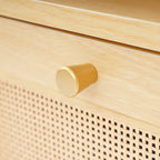 Table de nuit rotin robuste -