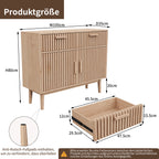 Meuble de rangement style compagne vintage en bois - Meuble de rangement Armoire latéral