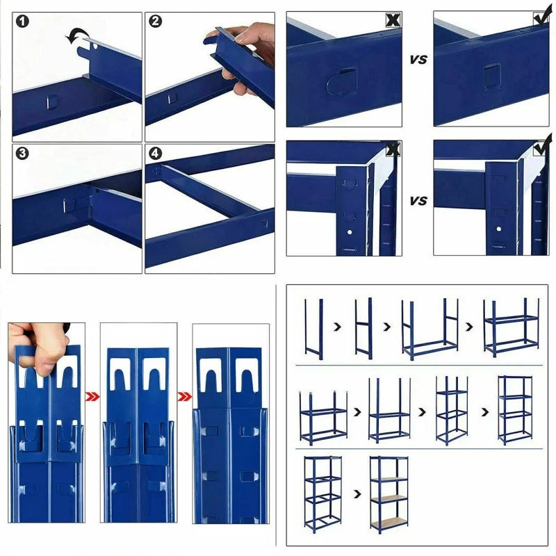 étagère garage 180x90x40cm -