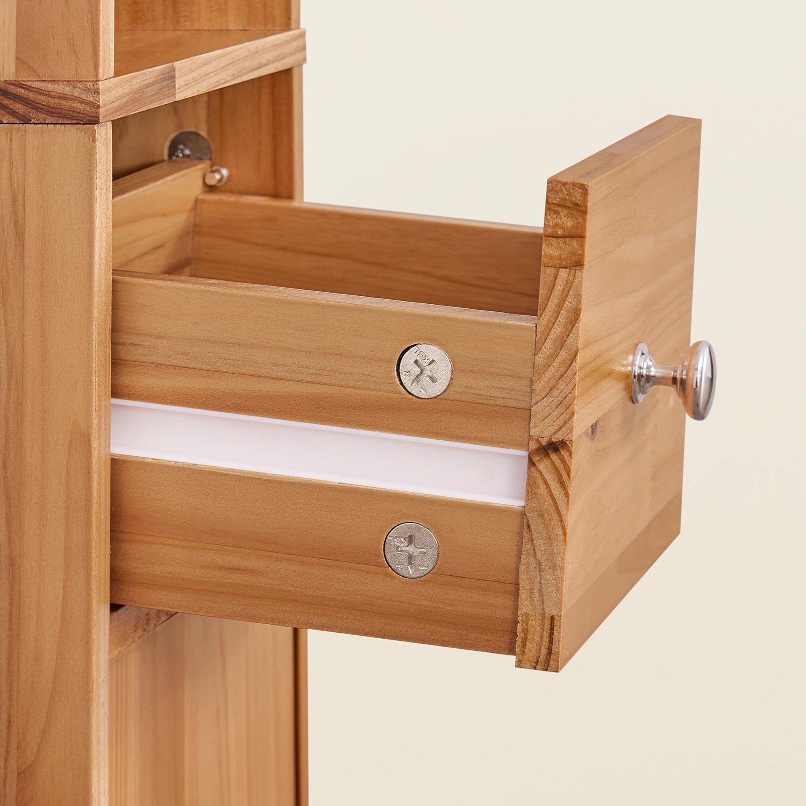 Étagère salle de bain design moderne en bois -