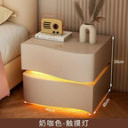 Table de nuit basse de luxe avec LED - F