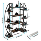 Étagère plante design demi lune -