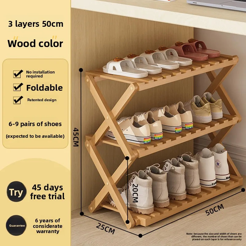 Meuble à chaussure palette artisanale - 3C-50cm-Primaire