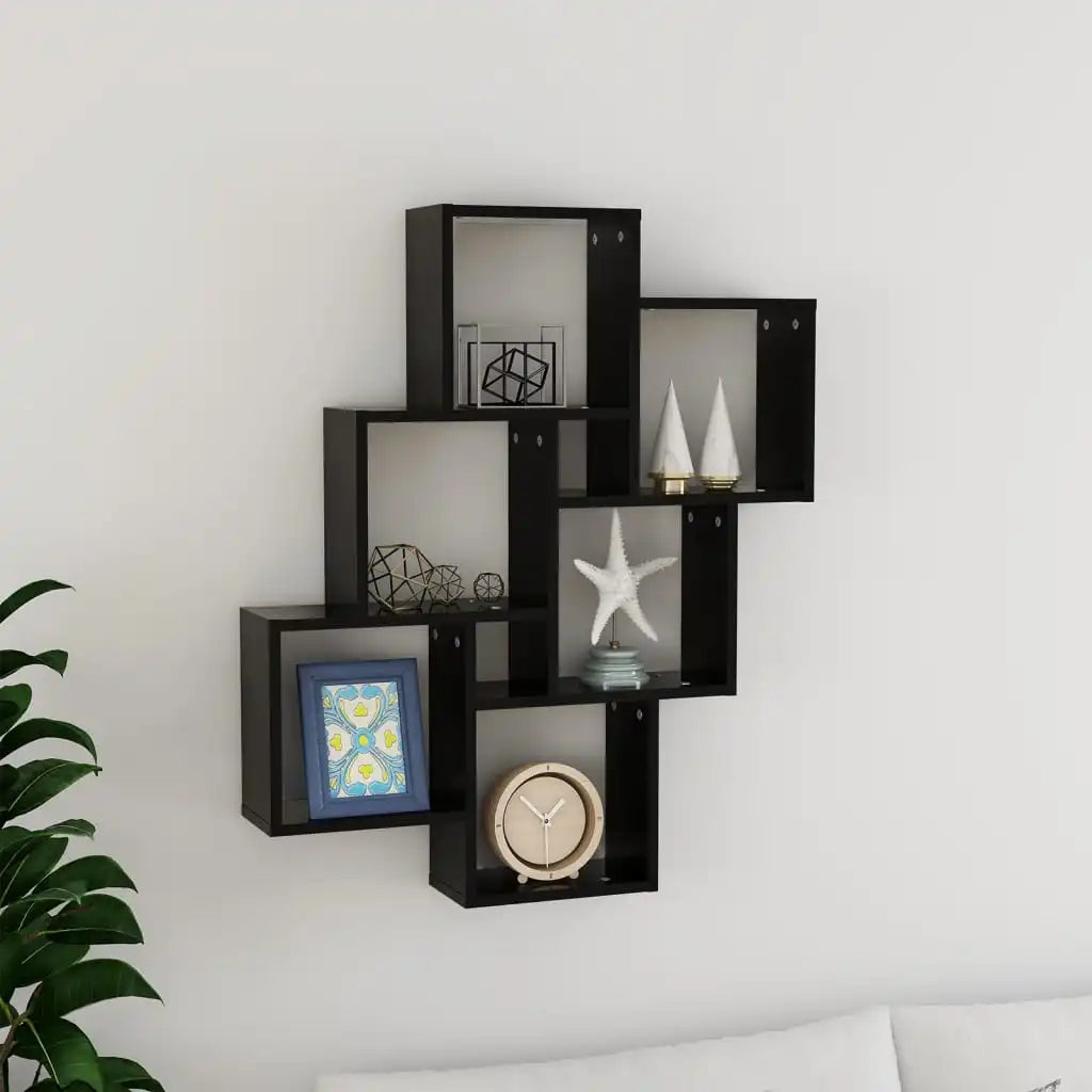étagère murale design moderne 78x15x93 cm -