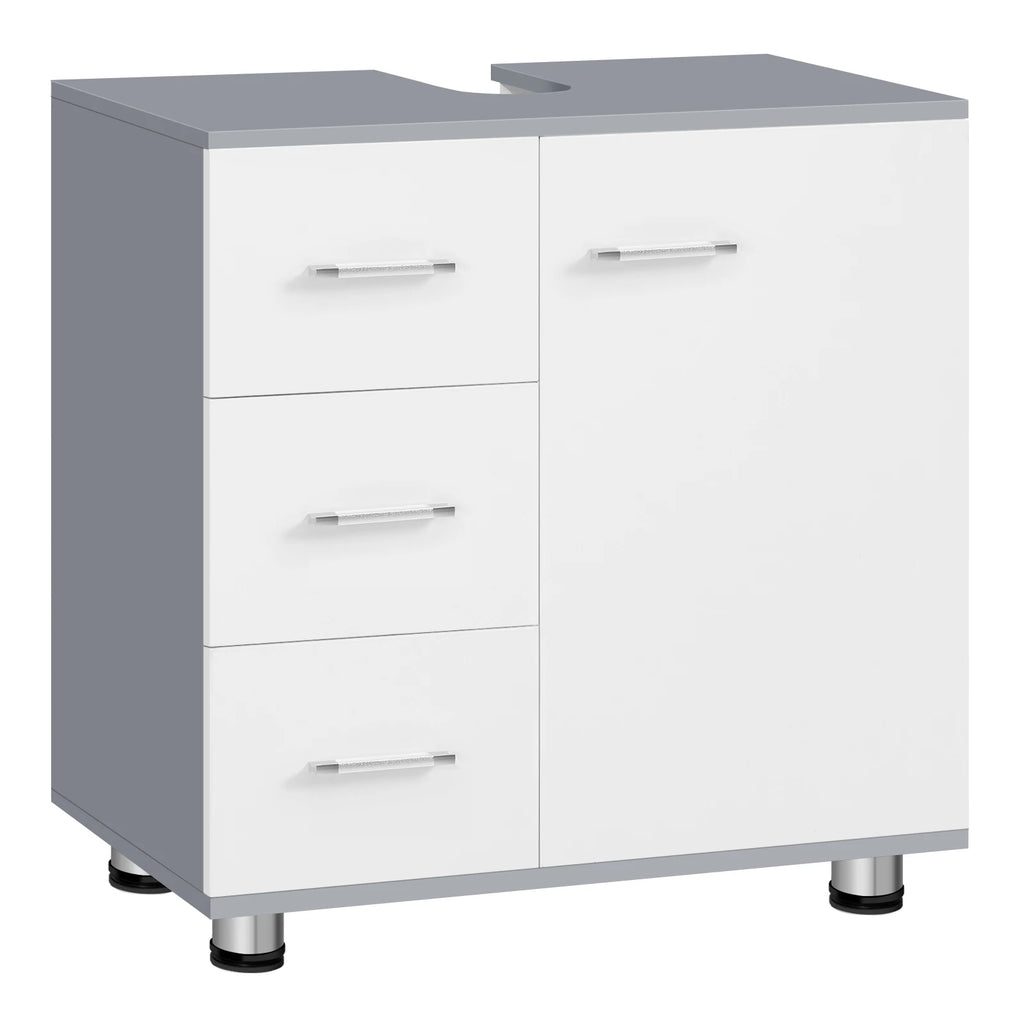 Meuble de rangement à tiroirs blanc - B Meuble de rangement