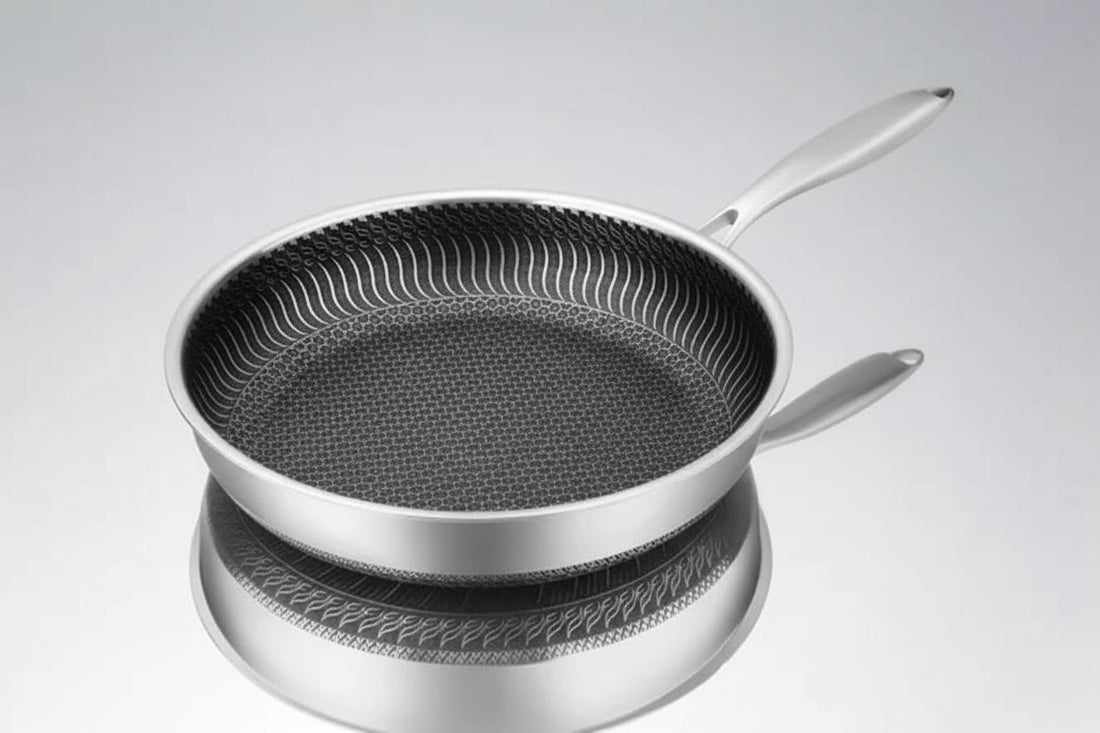 Poêle inox wok magnifique - Blanc