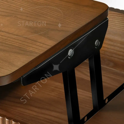 Table basse moderne de luxe en bois de qualité -