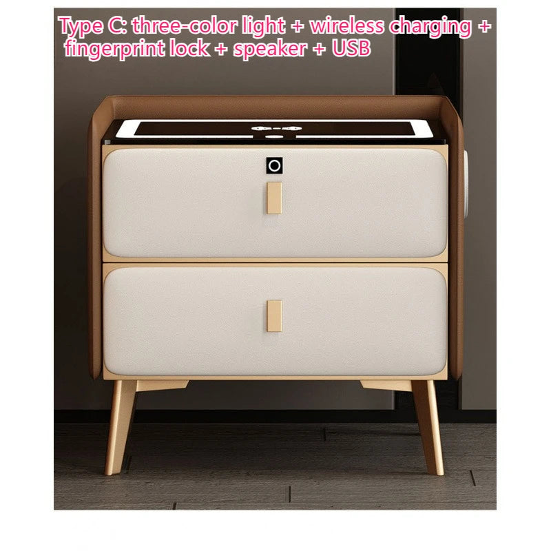 Table de nuit bois moderne de luxe - CD