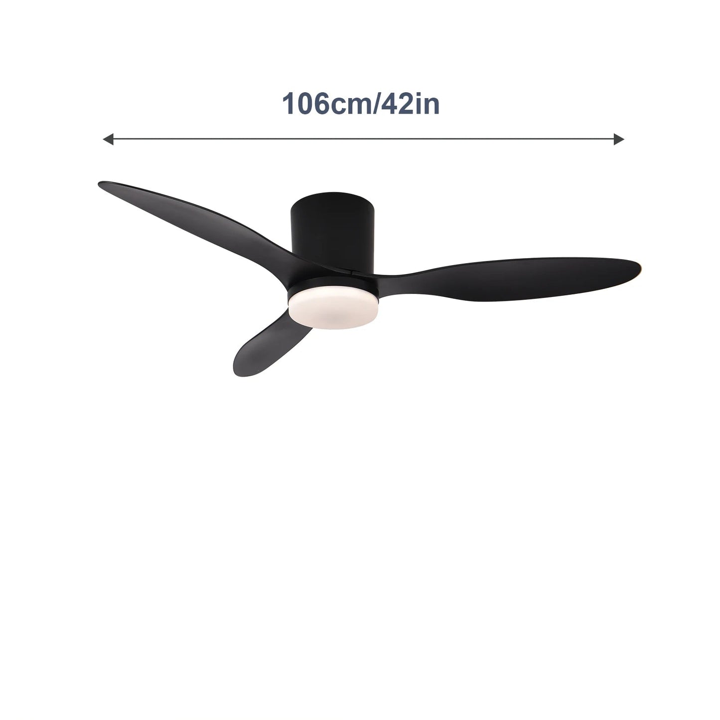 ventilateur silencieux Moderne Noir Blanc - Nordantic
