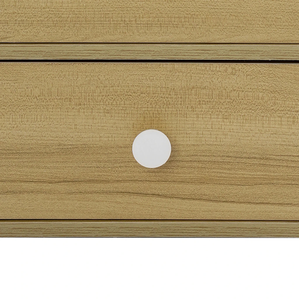 Mini Table de nuit avec poignée et 3 tiroirs -