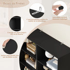 Meuble de rangement à fourniture 48x30x159cm -