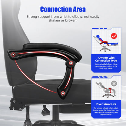Chaise de bureau gaming ergonomique -