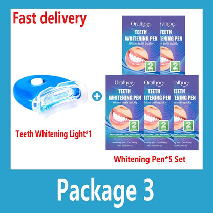 LED Blanchiment dentaire Lumière UV Bleu - Led Bleu + 5 Stylos