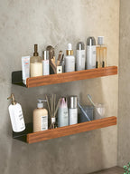 étagère bois wc et salle de bain -