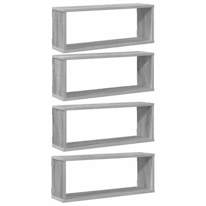 étagère murale WC, salon, chambre de 60x15x23 cm - Gris B