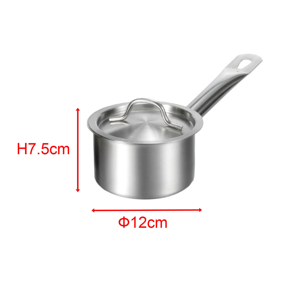 Casserole inox 20cm à couvercle moderne