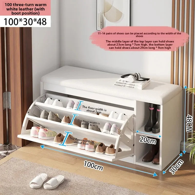 Meuble à chaussure banc premium - C