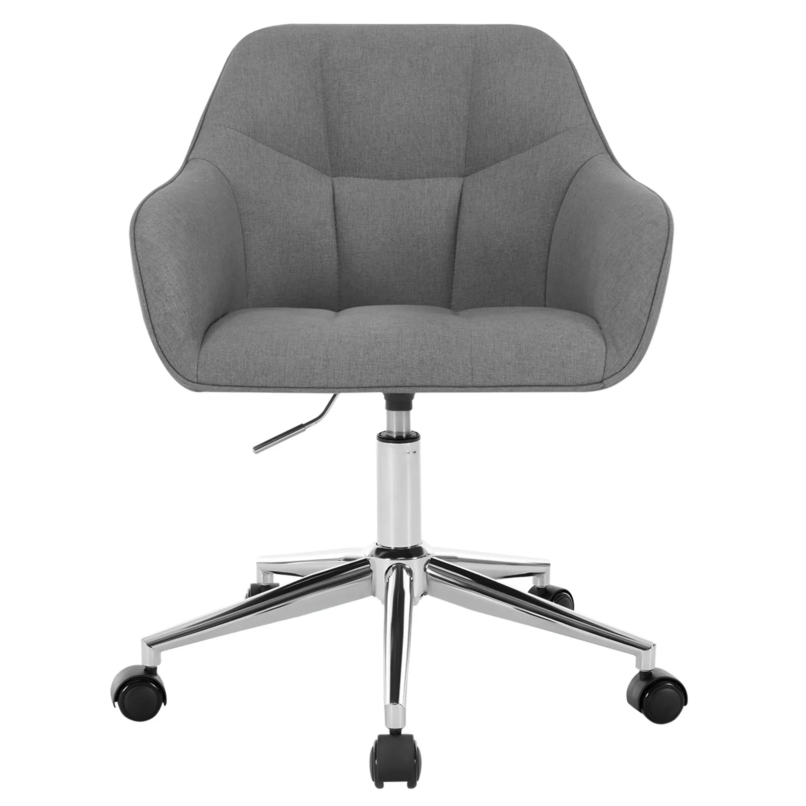 Chaise de bureau pivotante en velours -