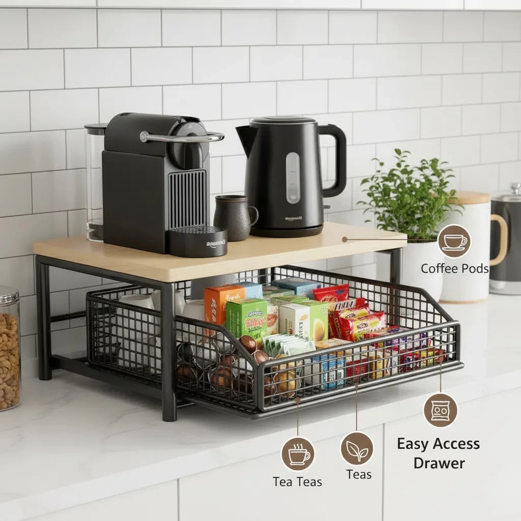 Étagère café multifonction -