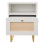 Table de nuit rotin robuste -