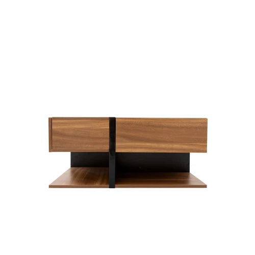 Table basse à 4 tiroirs premium 78*78*36cm -