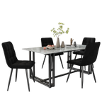 Chaise salle à manger confortable de luxe 4 pièces -