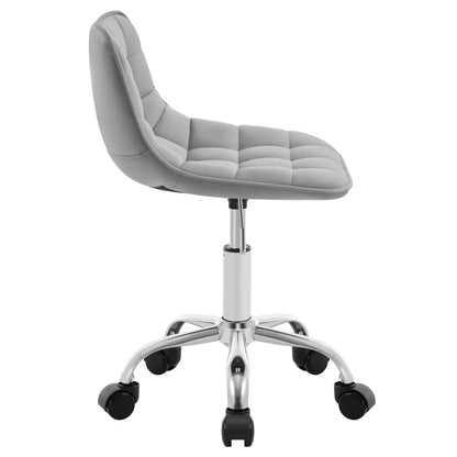 Chaise de bureau sans accoudoirs avec roulette -