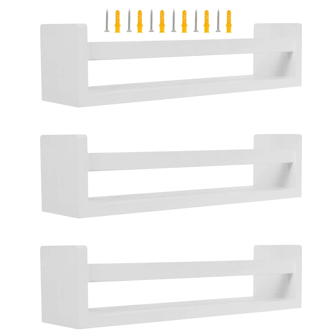étagère murale bibliothèque 3Pcs - C