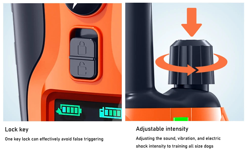 collier anti aboiement avec télécommande ajustable -