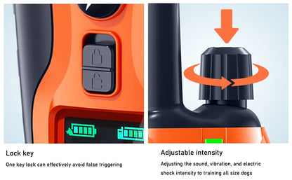 collier anti aboiement avec télécommande ajustable -