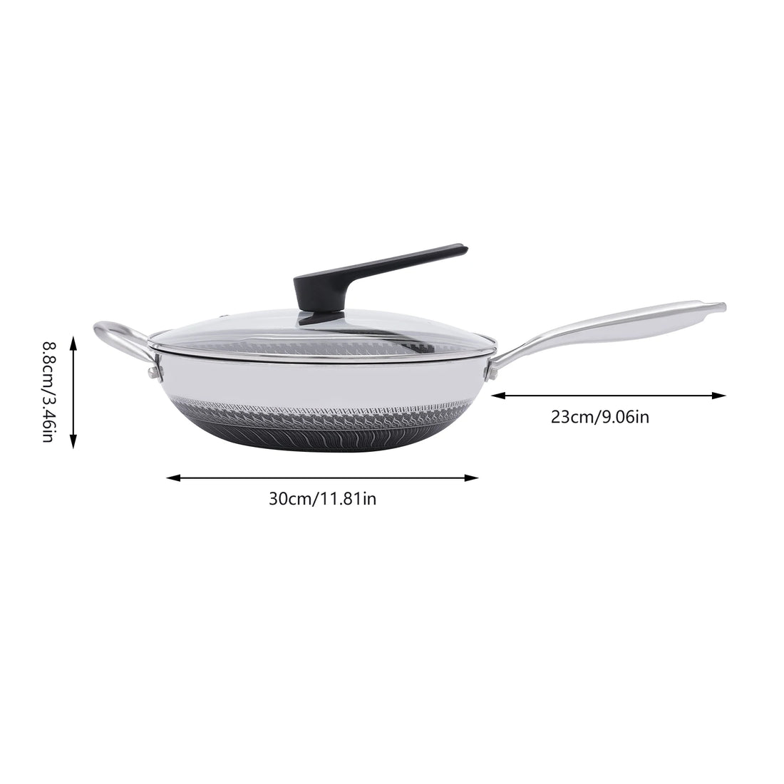 Poêle inox pas cher original -