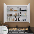 Petit meuble salle de bain mural à led -