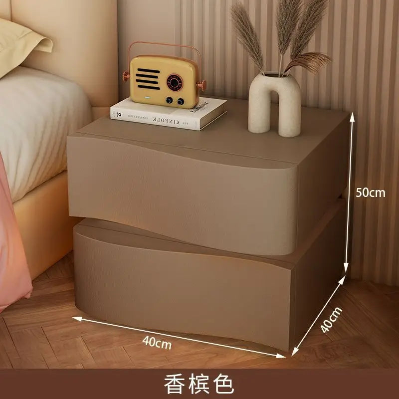 Table de nuit basse de luxe avec LED - DE