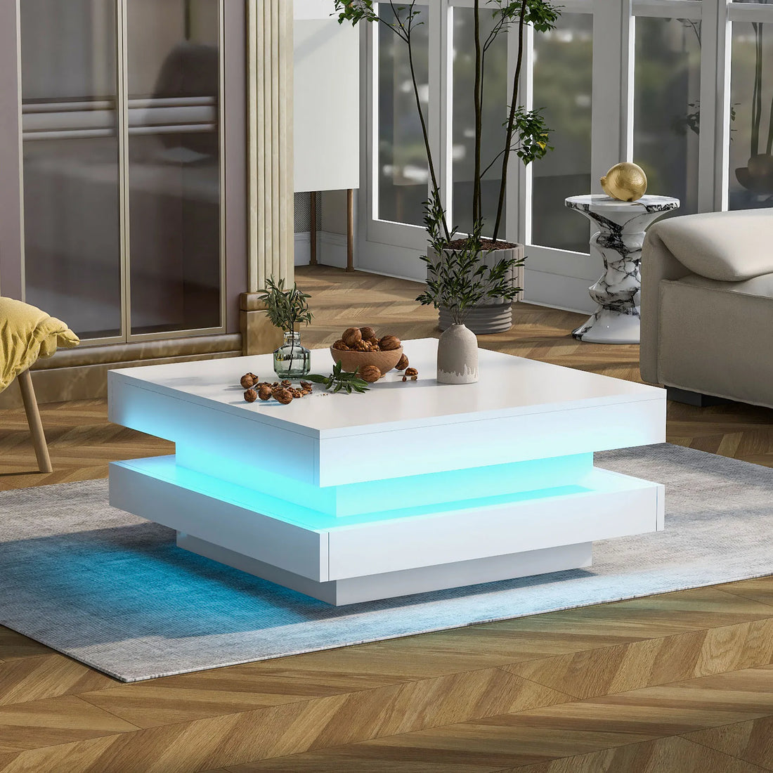 Table basse chic et moderne 70x70x36 cm -