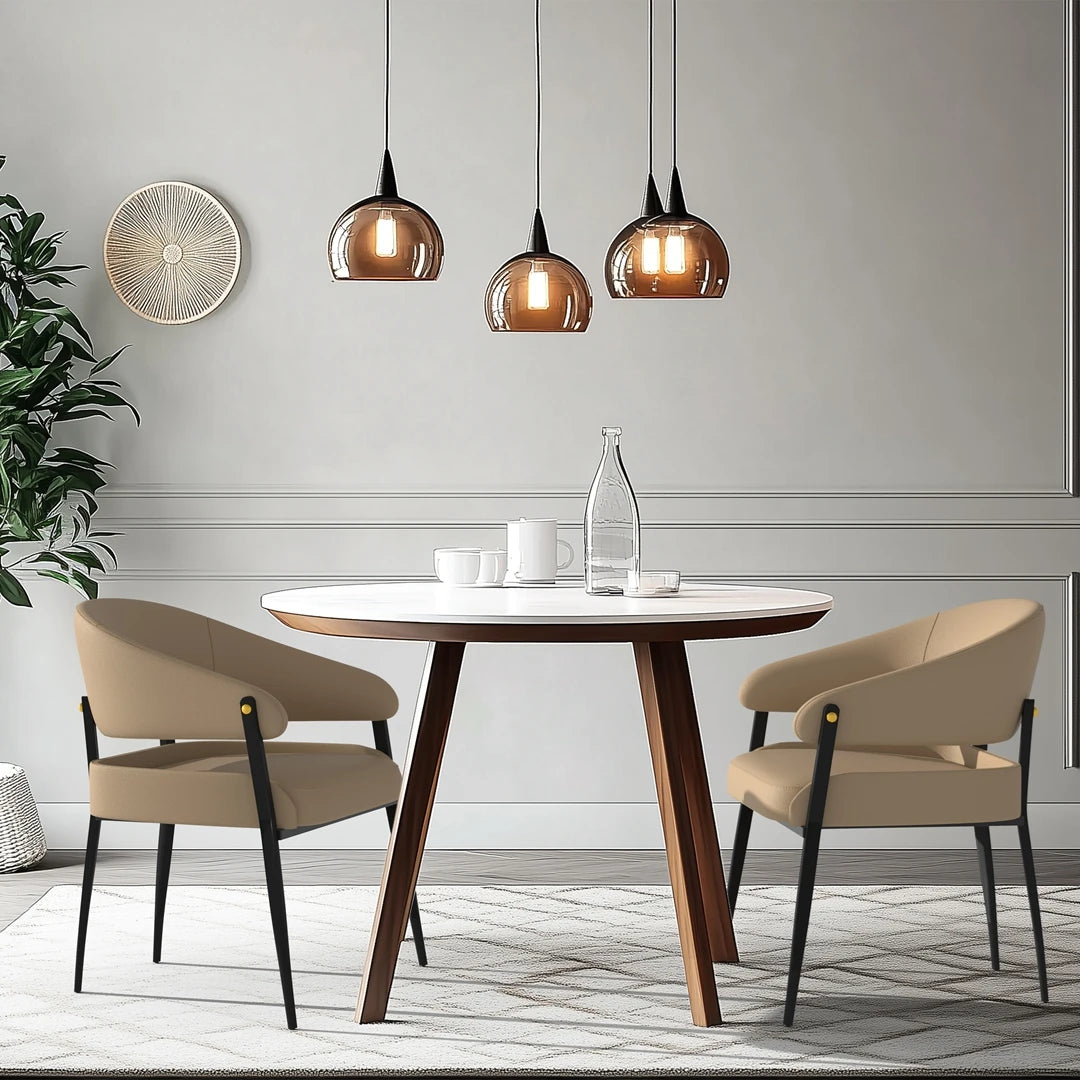 Chaise salle à manger tendance de luxe 2 pièces -