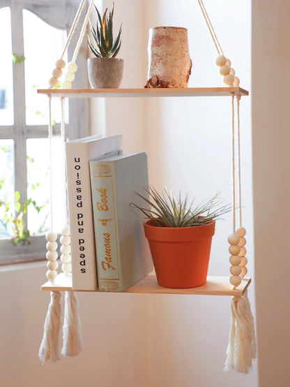 étagère bois rangement mural -