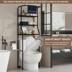 Meuble WC autoportant à 3 niveaux -