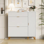 Meuble à chaussure moderne en bois blanc - Meuble à chaussure Style A