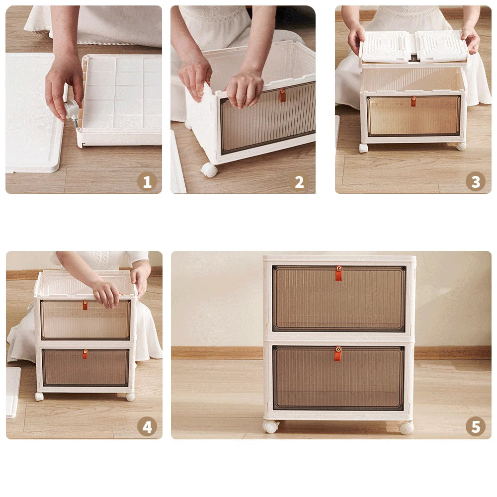 Meuble à chaussure pratique et simple en boite de rangement -